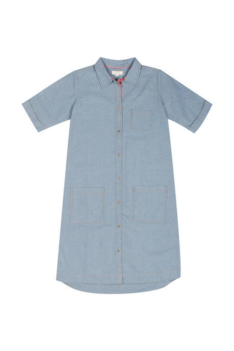 Zivame Knee Length Shift Dress- Blue — image 6