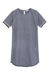 Zivame Faux Denim Shift Dress- Grey  — thumbnail 6