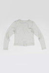 Zivame Wraffle Crop Top- Off White  — thumbnail 6