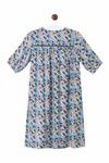 Zephyr Abstract Printed Shift Dress With Tassel Detail- Multiglass Print — thumbnail 5