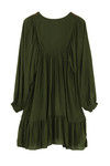 Zivame Floral Applique Swing Dress- Olive — thumbnail 7