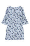 Zivame Sylvan Printed Keyhole Shift Dress-Light Blue — thumbnail 7