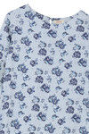 Zivame Sylvan Printed Keyhole Shift Dress-Light Blue — thumbnail 8