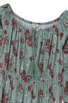 Zivame Ever Rose Tiered Tassle Dress- Green — thumbnail 8