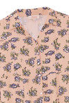 Zivame Ever Rose Printed Shirt Dress- Peach — thumbnail 7