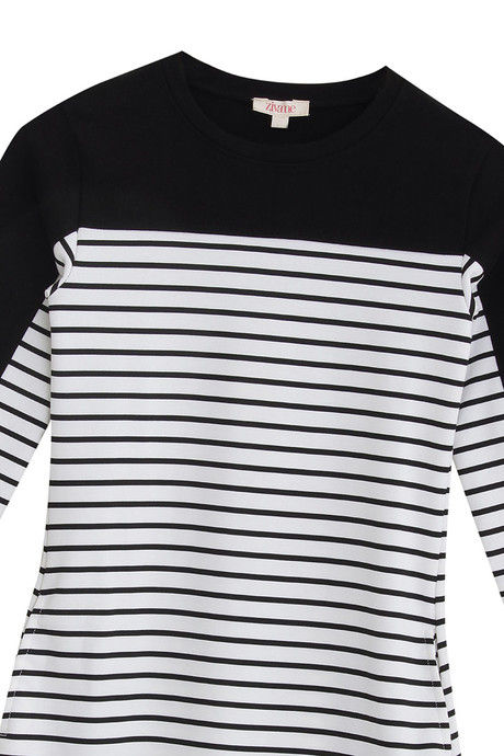 Zivame Striped Slim Fit Dress- White — image 8