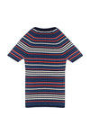 Zivame HepCat Multi stripe Knit Wear- Navy — thumbnail 5