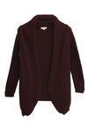Zivame Folded Collar Knit Shrug- Brown — thumbnail 6