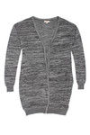 Zivame Knitted Long Shrug-Black Monochrome — thumbnail 6