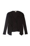 Zivame Knitted Hip Length Shrug-Black  — thumbnail 6