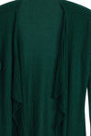 Zivame Fish Cut Knit Shrug- Bottle Green — thumbnail 8