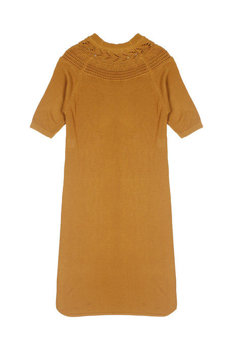 Zivame Knitted Sweater Top- Mustard — image 6