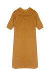 Zivame Knitted Sweater Top- Mustard — thumbnail 6