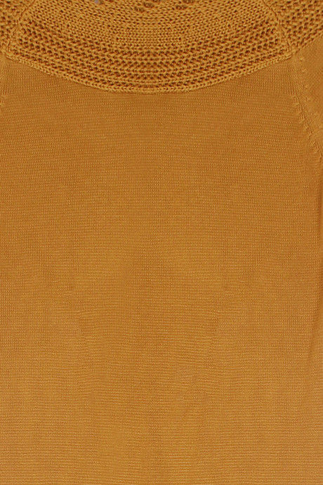 Zivame Knitted Sweater Top- Mustard — image 8