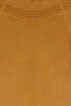 Zivame Knitted Sweater Top- Mustard — thumbnail 8