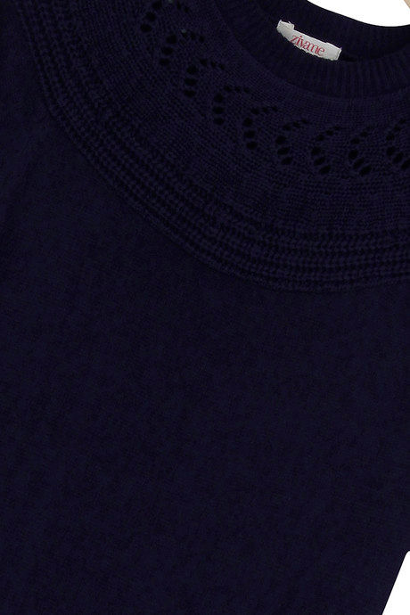 Zivame LongSlit Knitted Top- NightBlue — image 8
