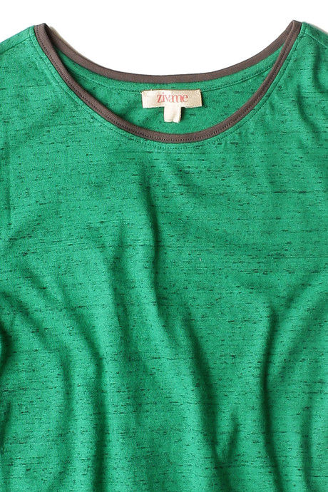 Zivame Ecru Tee- Green Charcoal — image 7