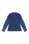 Zivame Denim Ruffle top- Blue — thumbnail 6