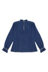 Zivame Denim Ruffle top- Blue — thumbnail 7