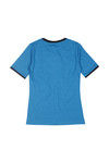 Zivame Urban Gypsy Ribbed Solid Tee- Blue  — thumbnail 7