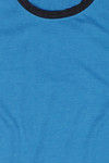 Zivame Urban Gypsy Ribbed Solid Tee- Blue  — thumbnail 8