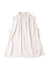 Zivame Cotton High Neck Top- Off White — thumbnail 5