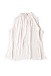 Zivame Cotton High Neck Top- Off White — thumbnail 6