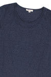 Zivame Cotton Rich Scoop Neck Tee- Navy Blue  — thumbnail 8