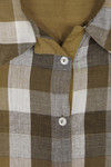 Zivame Yarn Dyed Checks Shirt- Brown — thumbnail 8