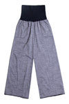 Zivame Chambray Fold Over Loose Fit Pant -Navy — thumbnail 5