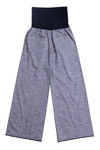 Zivame Chambray Fold Over Loose Fit Pant -Navy — thumbnail 6