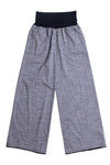 Zivame Chambray Fold Over Loose Fit Pant -Navy — thumbnail 7