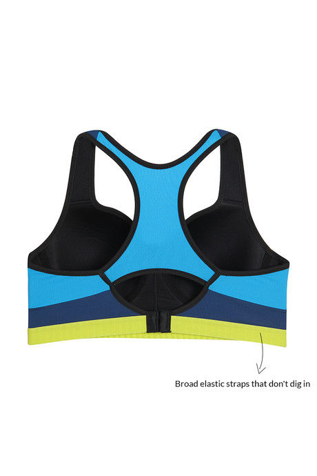 Zelocity High Impact Padded Sports Bra- Blue — image 8