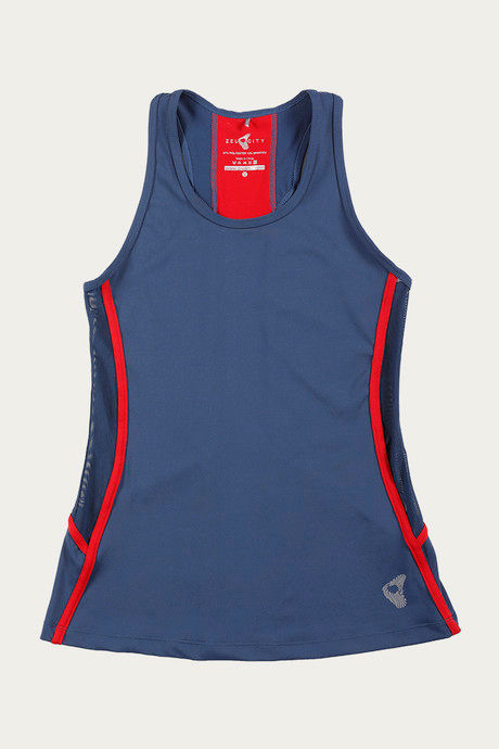 

Zelocity Luxe Training Skin Fit Tank Top Dark Blue, Blues