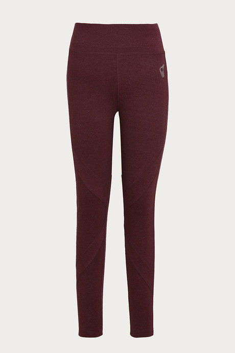 Zelocity Mid Rise High Stretch Legging - Red Plum — image 7