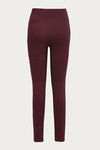Zelocity Mid Rise High Stretch Legging - Red Plum — thumbnail 8
