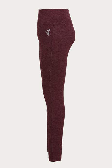 Zelocity Mid Rise High Stretch Legging - Red Plum — image 9