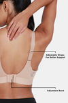 Zelocity High Impact Quick Dry Padded Sports Bra - Roebuck — thumbnail 8