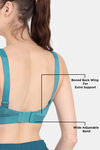 Zelocity High Impact Quick Dry Sports Bra - Bayou — thumbnail 11