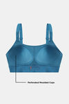 Zelocity High Impact Quick Dry Sports Bra - Faience — thumbnail 10