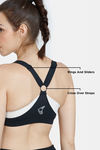 Zelocity High Impact Quick Dry Sports Bra - Anthracite — thumbnail 8