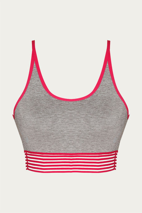

Zelocity Non Padded Sports Bra Grey, Greys