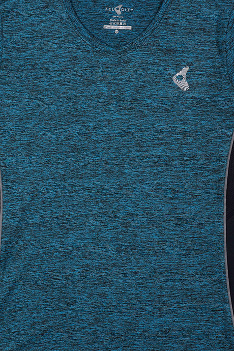 Zelocity Easy Movement Neu Dri T-Shirt- Green Melange — image 8