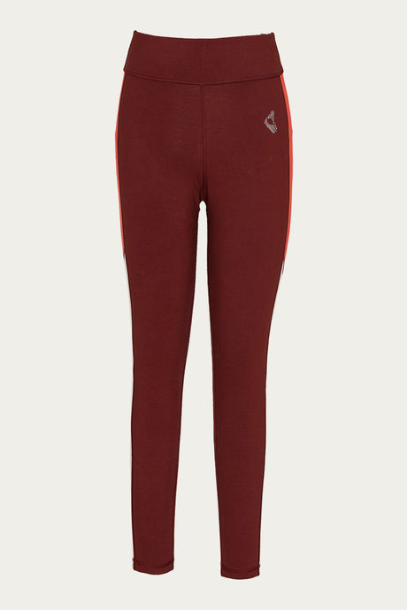 Zelocity High Stretch Legging - Maroon — image 7