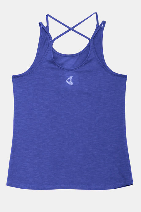 Zelocity Easy Movement High Stretch Tank Top - Blue — image 5