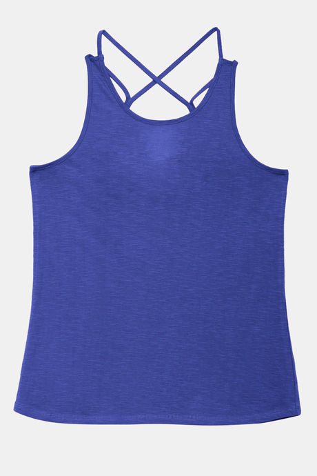 Zelocity Easy Movement High Stretch Tank Top - Blue — image 6
