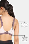 Zelocity High Impact Quick Dry Padded Sports Bra - Moonscape — thumbnail 8