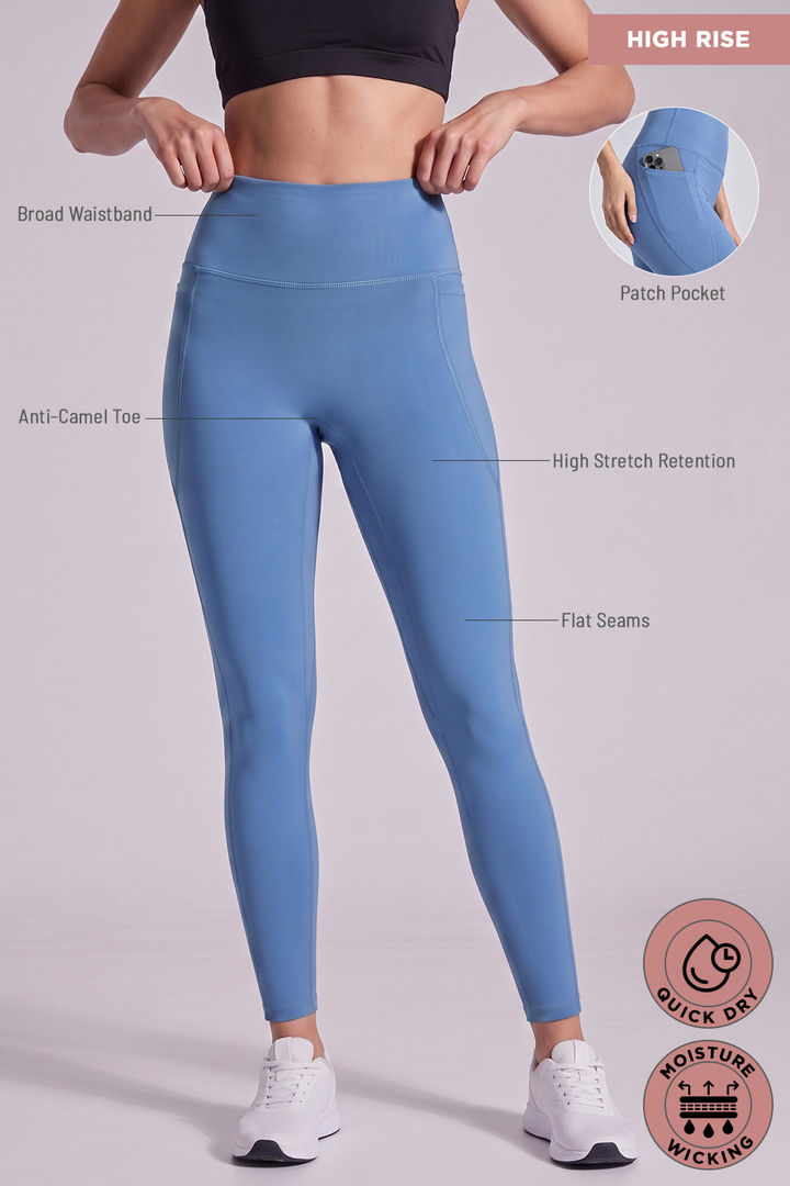 Zelocity Quick Dry Leggings - Riviera — image 10