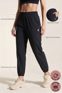 Zelocity Quick Dry Joggers - Black Beauty — thumbnail 7