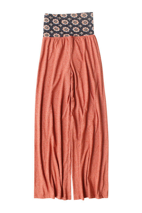 Zivame Full Length Bold Printed Flare Fold over- Rust  — image 6